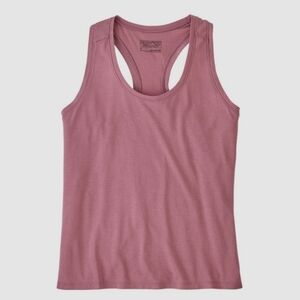 Patagonia Racerback Tank Side Current Tank Top Bright Pink NWOT